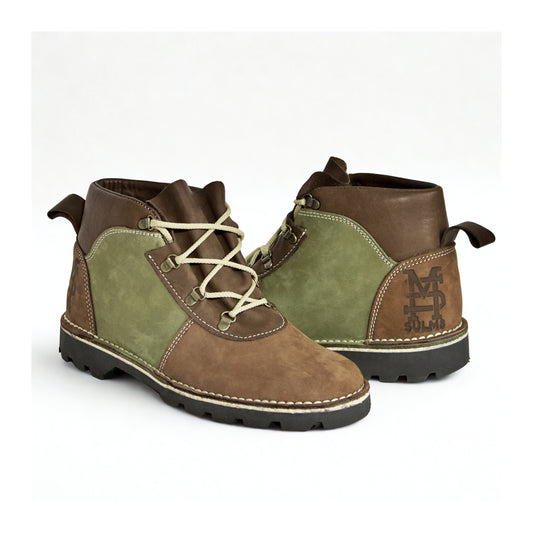 SULM8 Urban Ranger - Brown/Green Boots