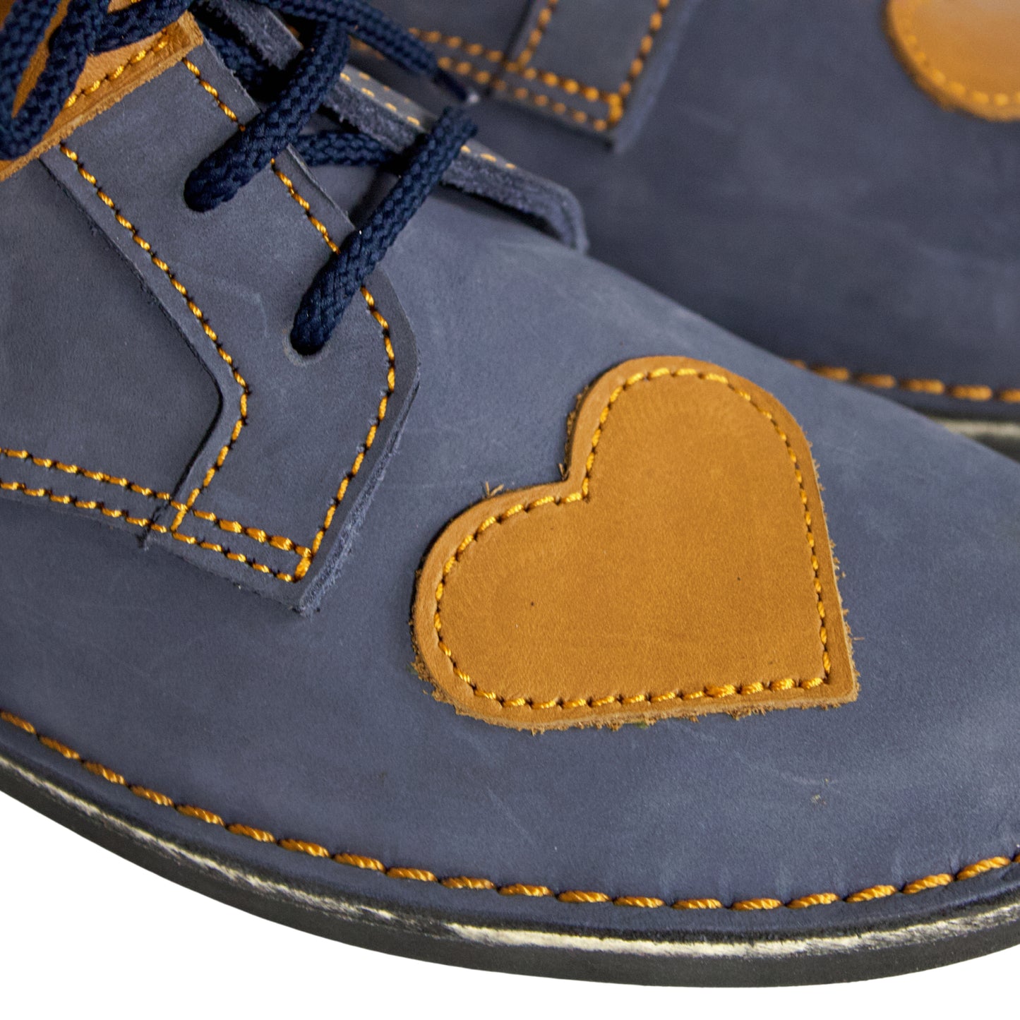 SULM8 Women's Vellies - Blue/Brown