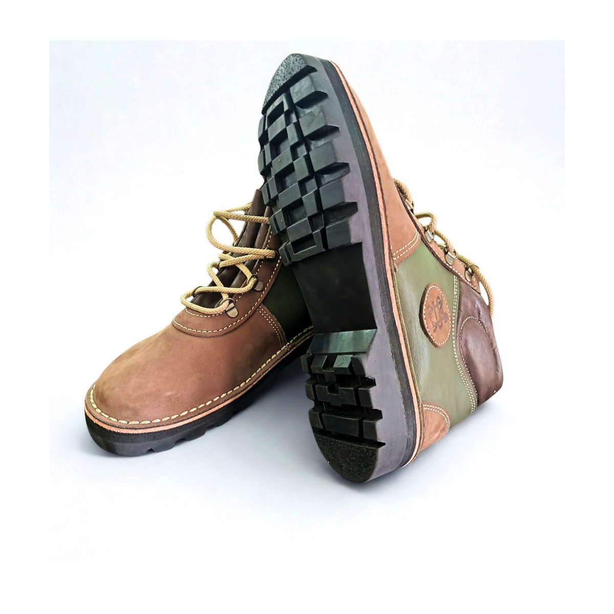SULM8 Hunter Ranger - Brown/Green Boots
