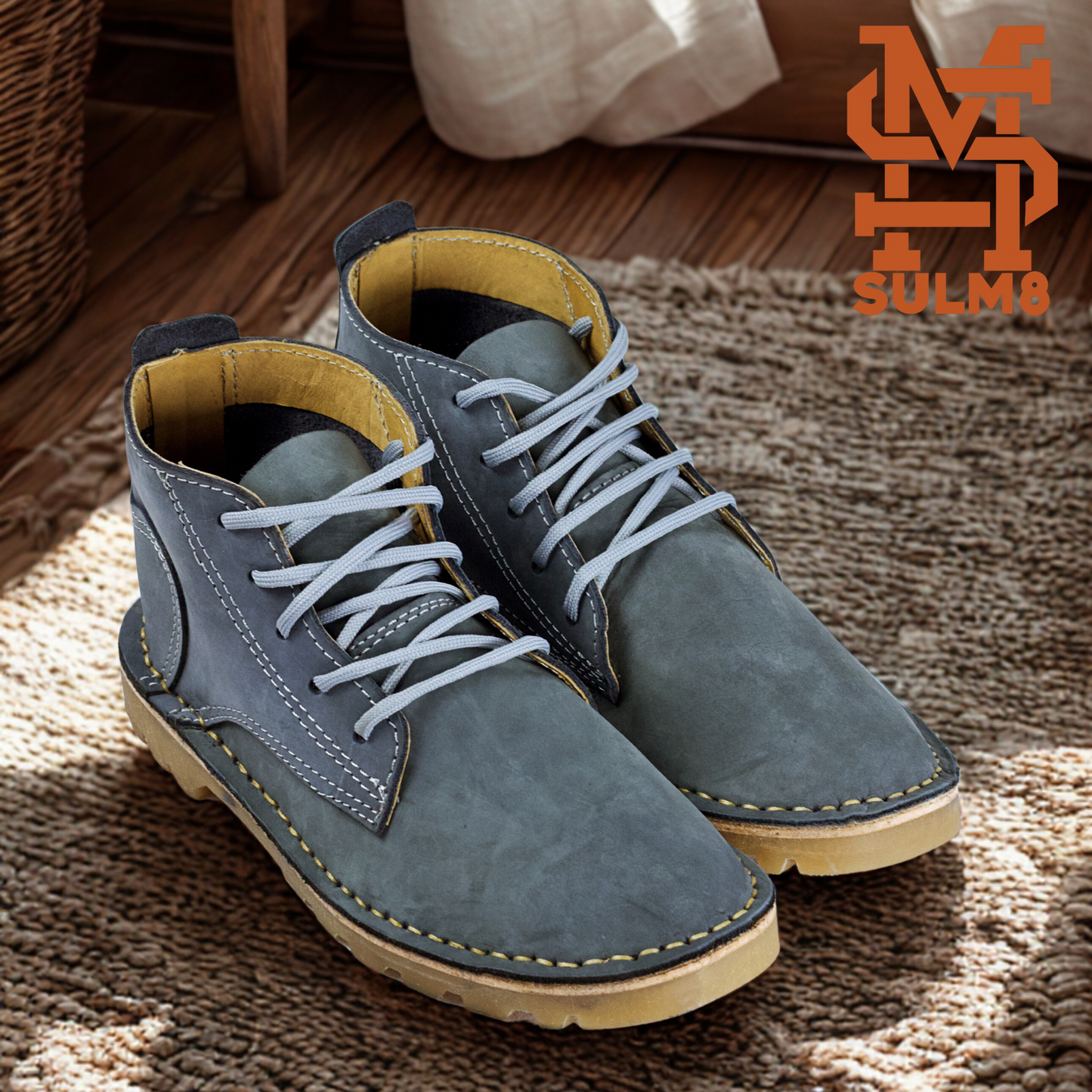 SULM8 Cloud Nubuck Teal Blue Boots