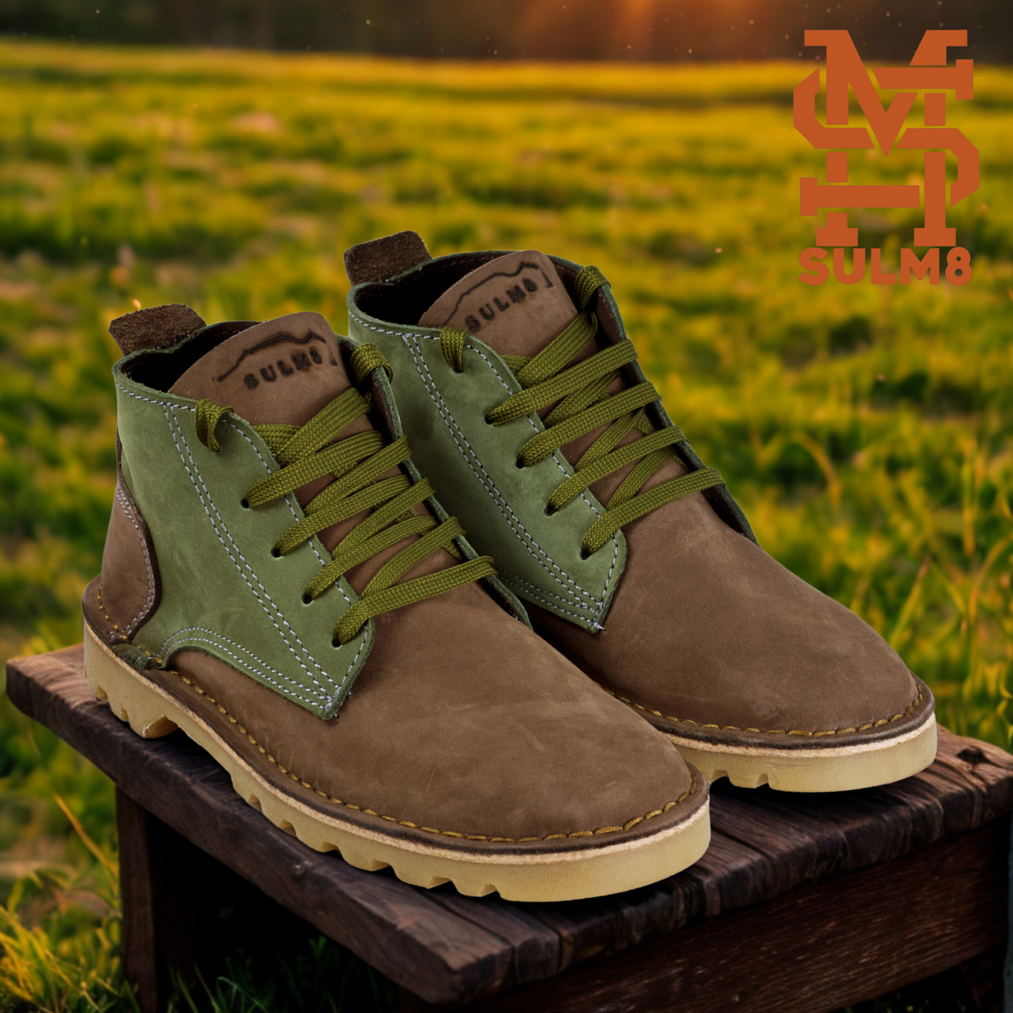 SULM8 Urban Classic Brown/Green Boots