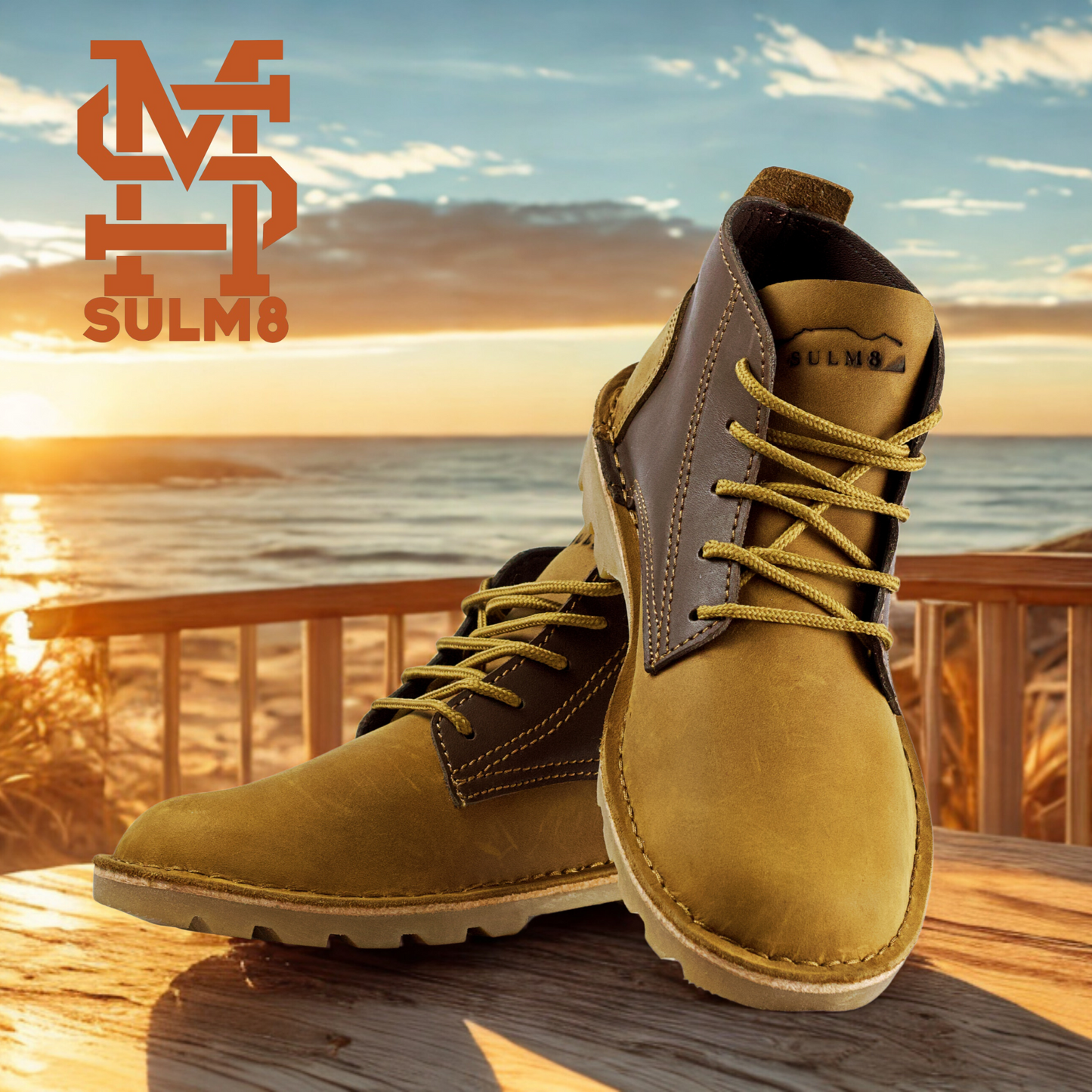 SULM8 Urban Luxe Honey Brown Boots