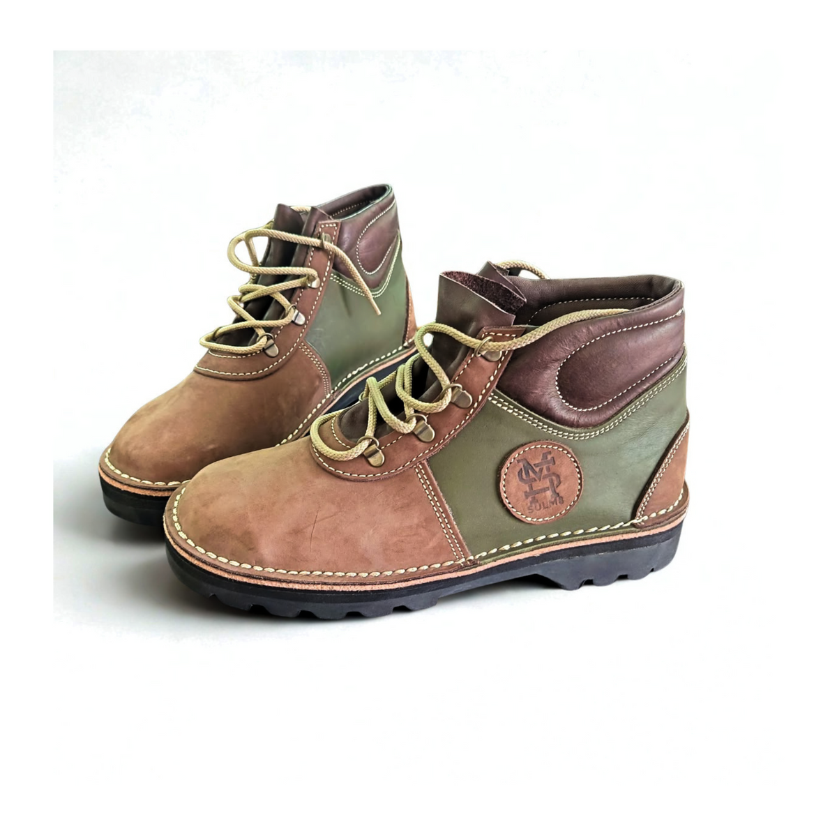 SULM8 Hunter Ranger - Brown/Green Boots
