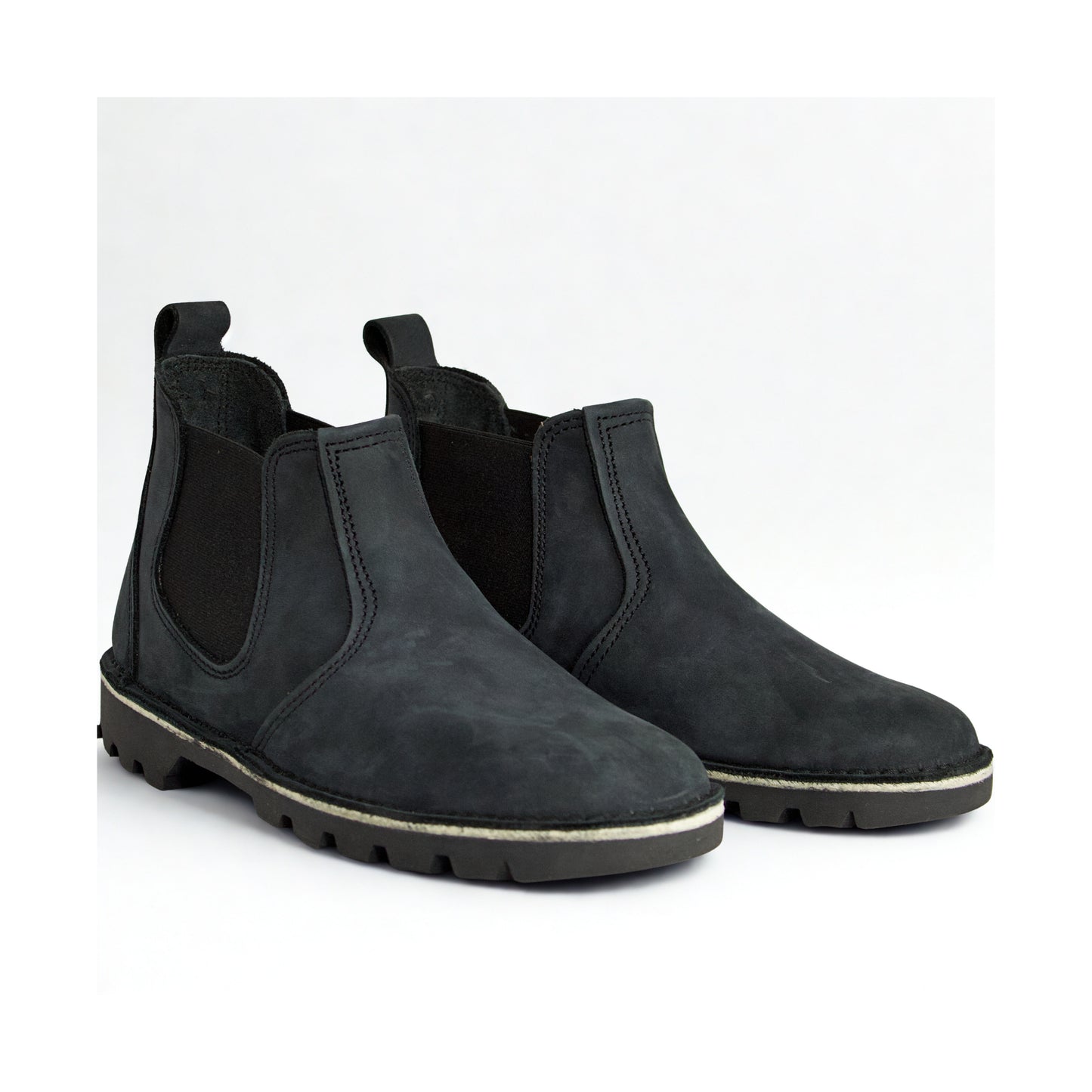 SULM8 Chelsea Leather Boots - Black
