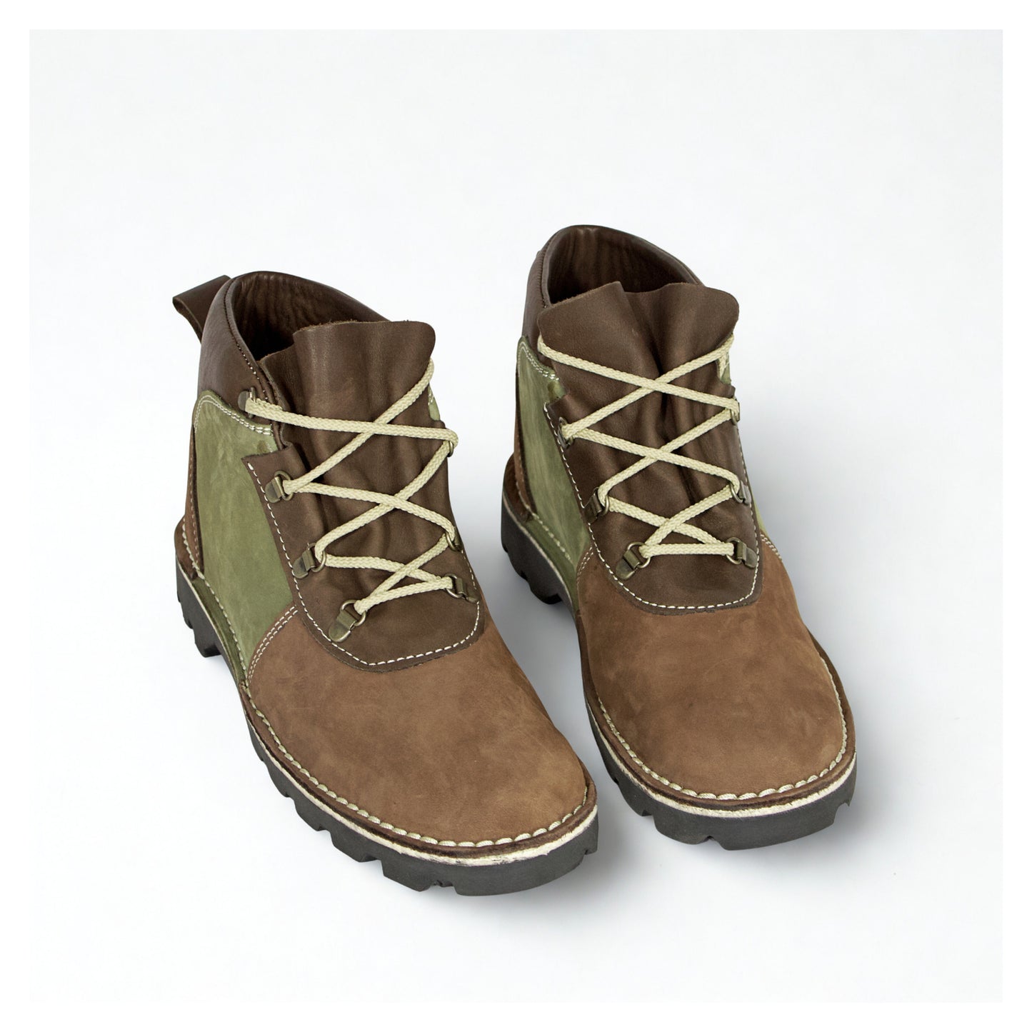 SULM8 Urban Ranger - Brown/Green Boots