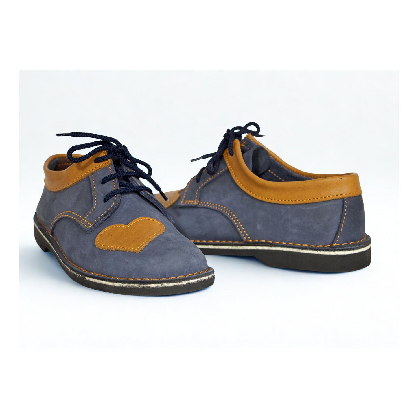 SULM8 Women's Vellies - Blue/Brown