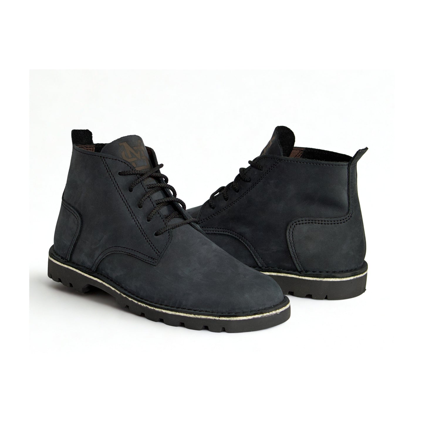 SULM8 Urban Leather Boots - Black