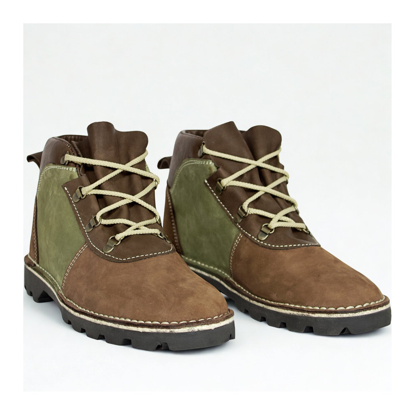SULM8 Urban Ranger - Brown/Green Boots