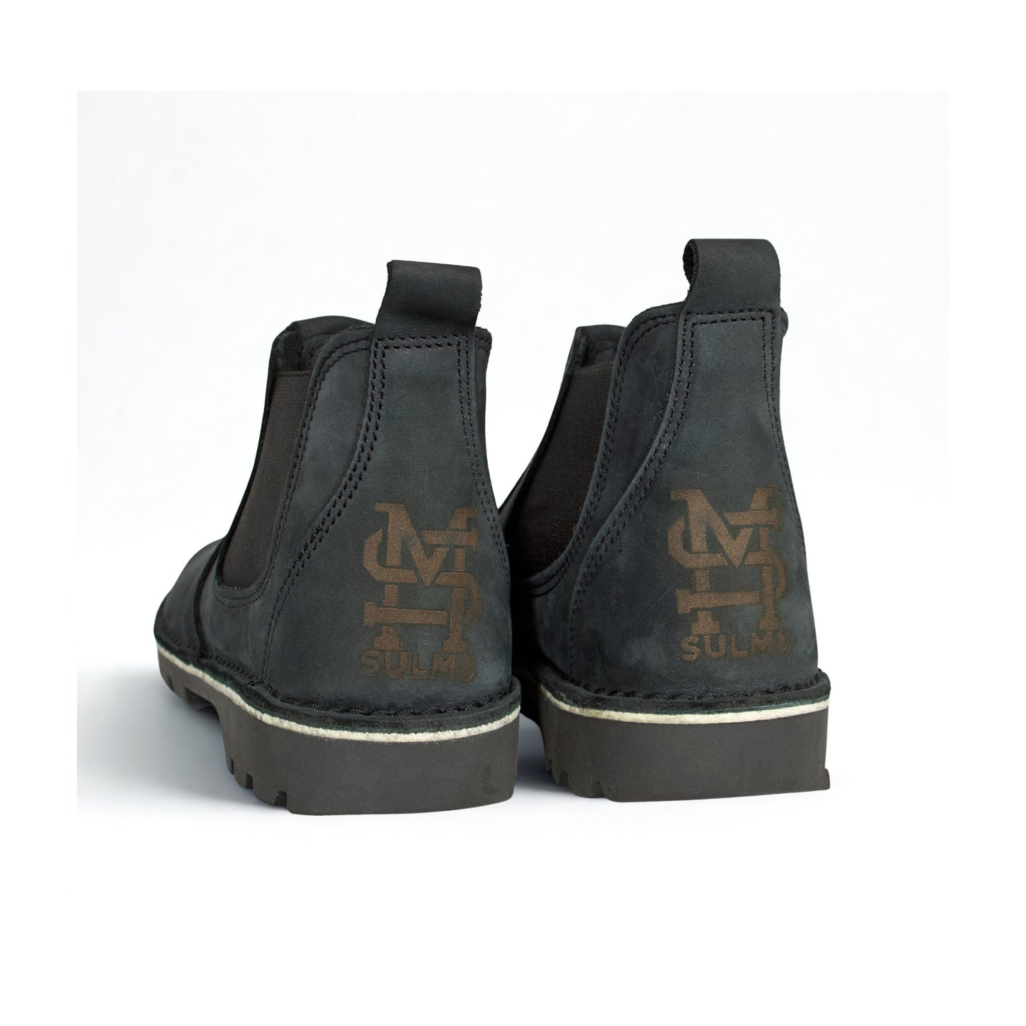 SULM8 Chelsea Leather Boots - Black