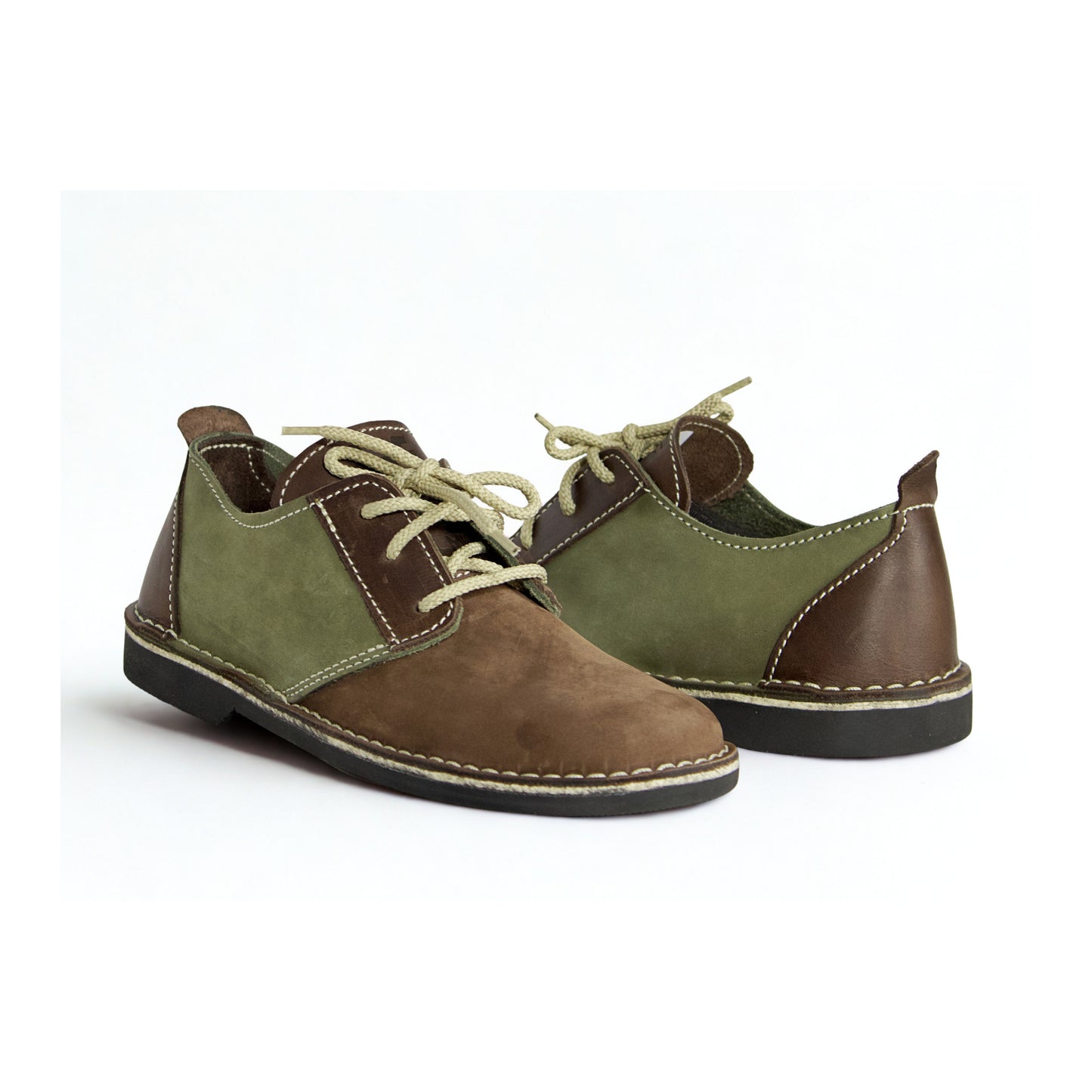 SULM8 Vellies - Brown/Green