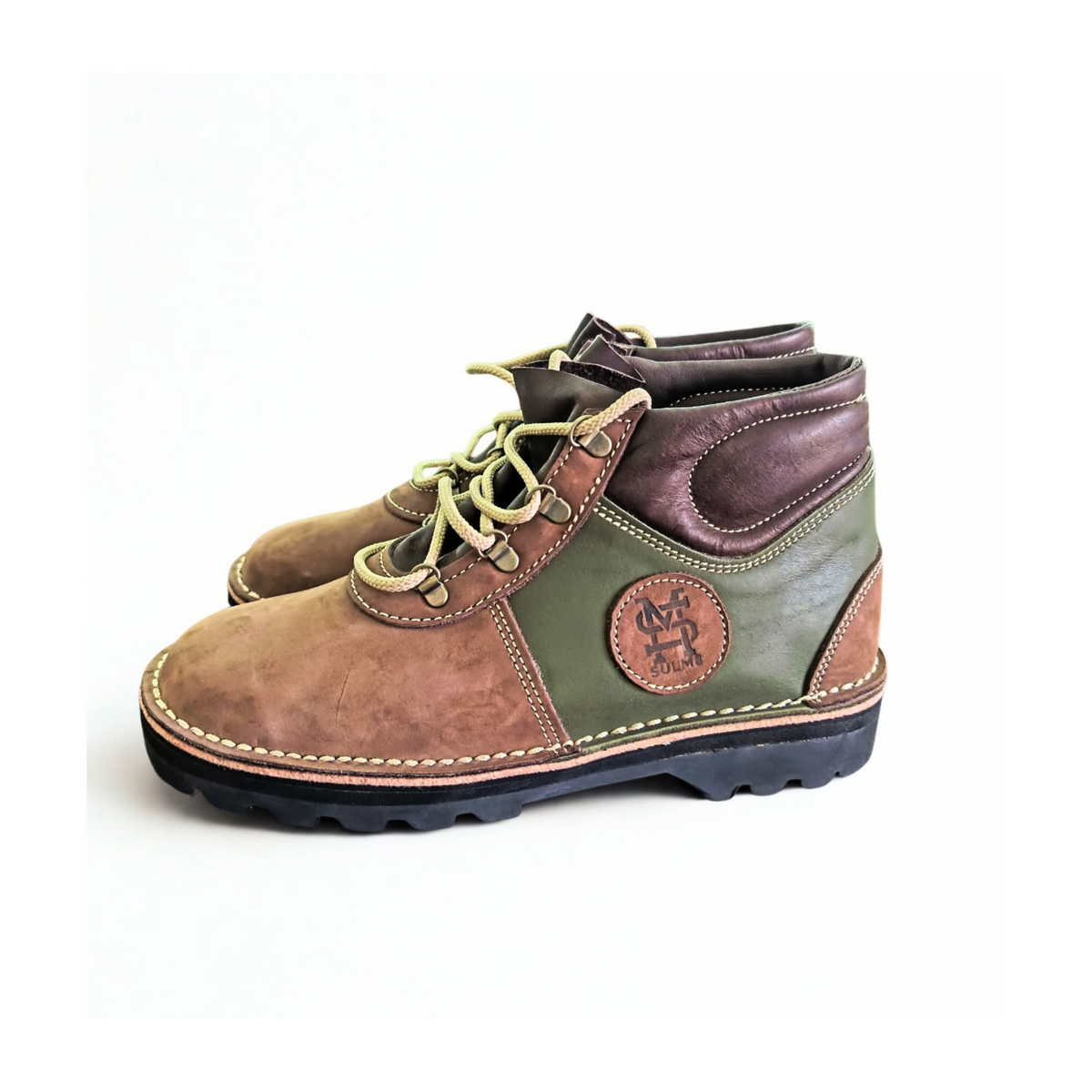 SULM8 Hunter Ranger - Brown/Green Boots