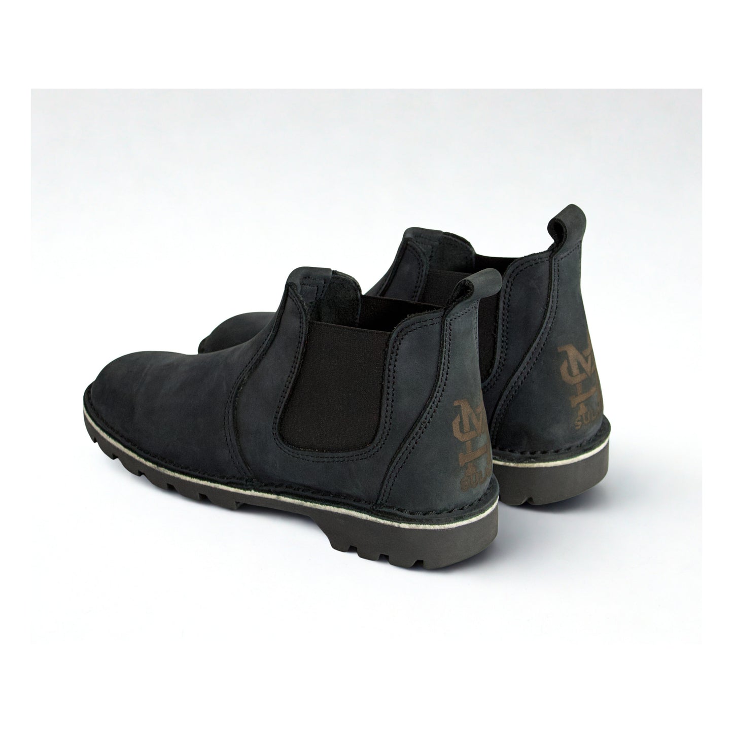 SULM8 Chelsea Leather Boots - Black