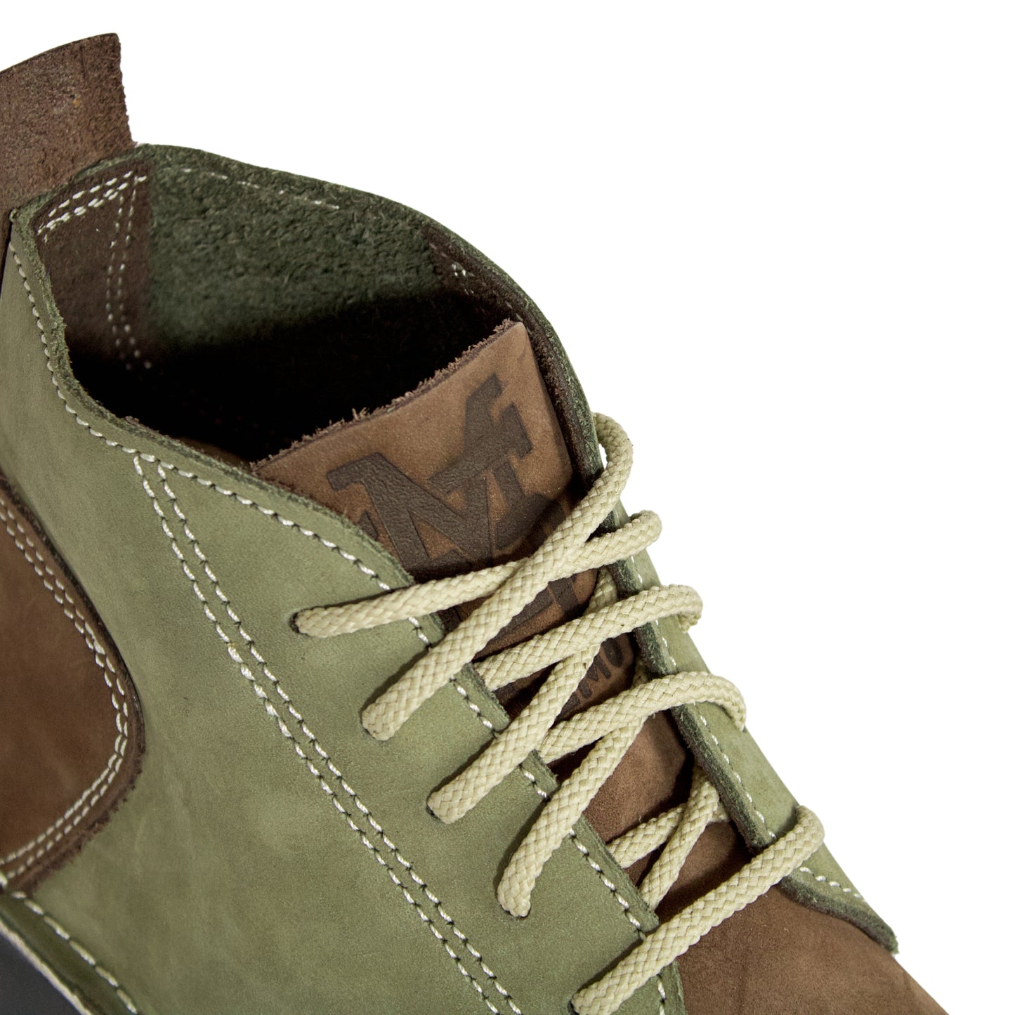 SULM8 Urban Classic Leather Boots - Brown/Green