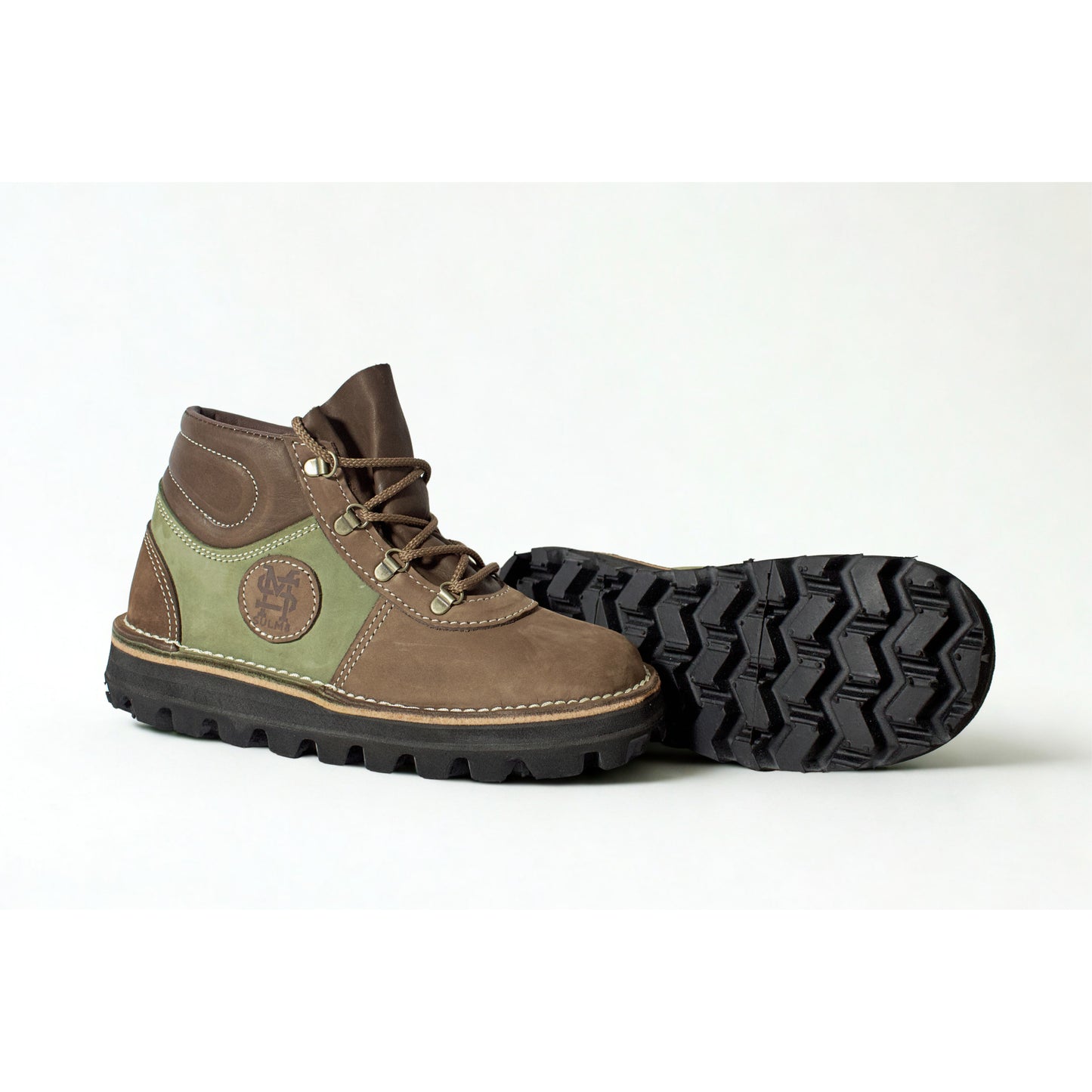 SULM8 Hunter Ranger 4X4 - Brown/Green Boots