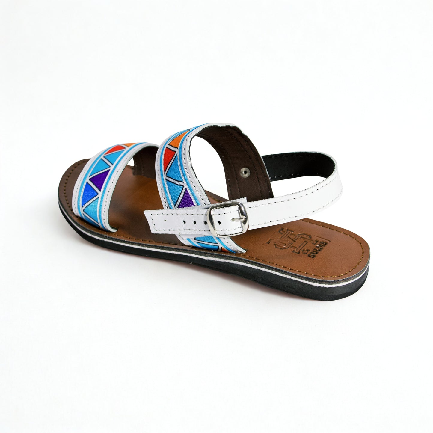 SULM8 Multi-coloured Buckle-Fastening Sandals