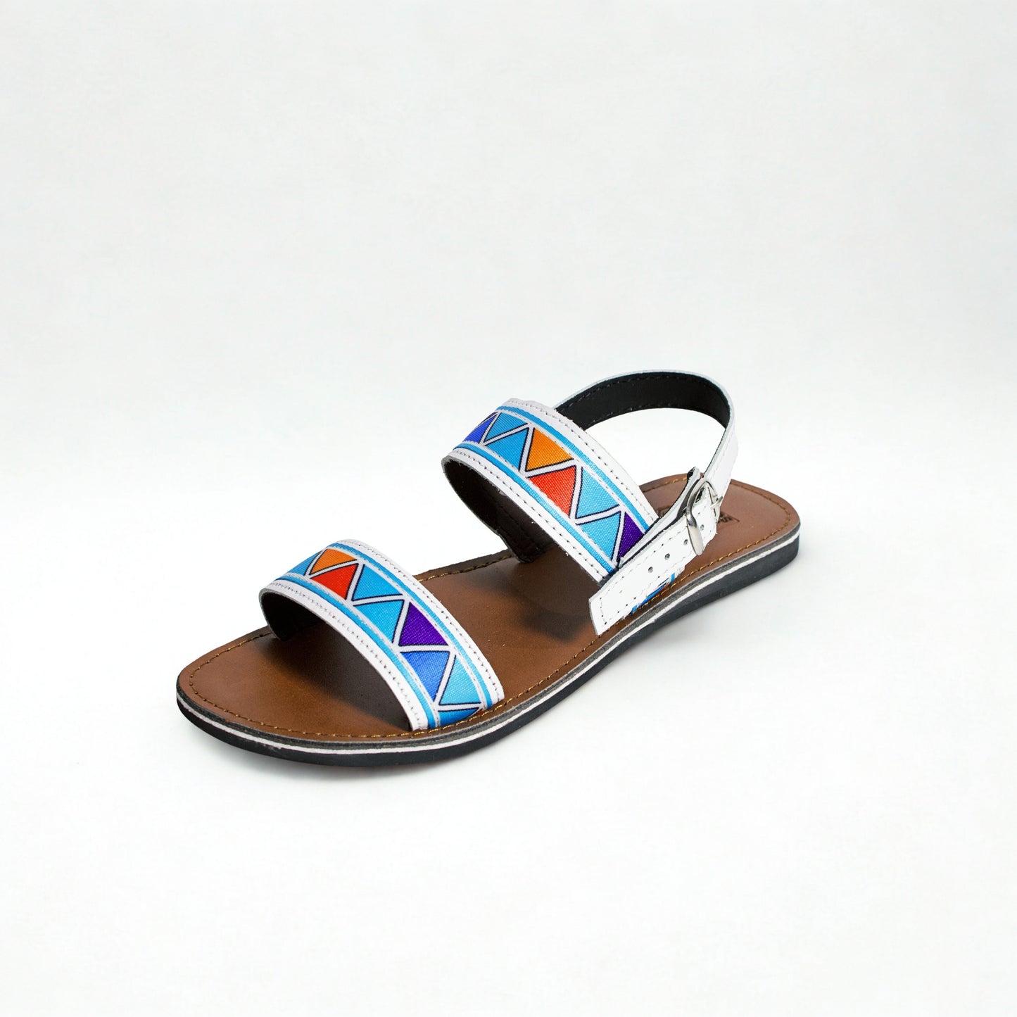 SULM8 Multi-coloured Buckle-Fastening Sandals