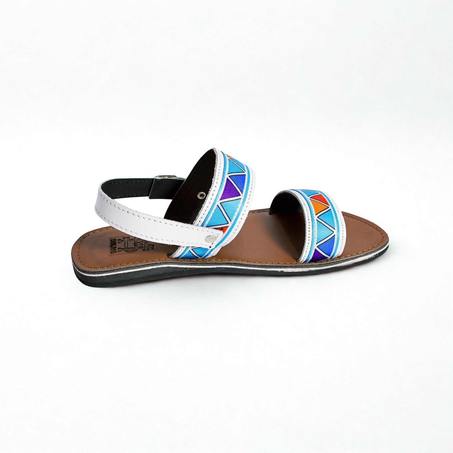 SULM8 Multi-coloured Buckle-Fastening Sandals