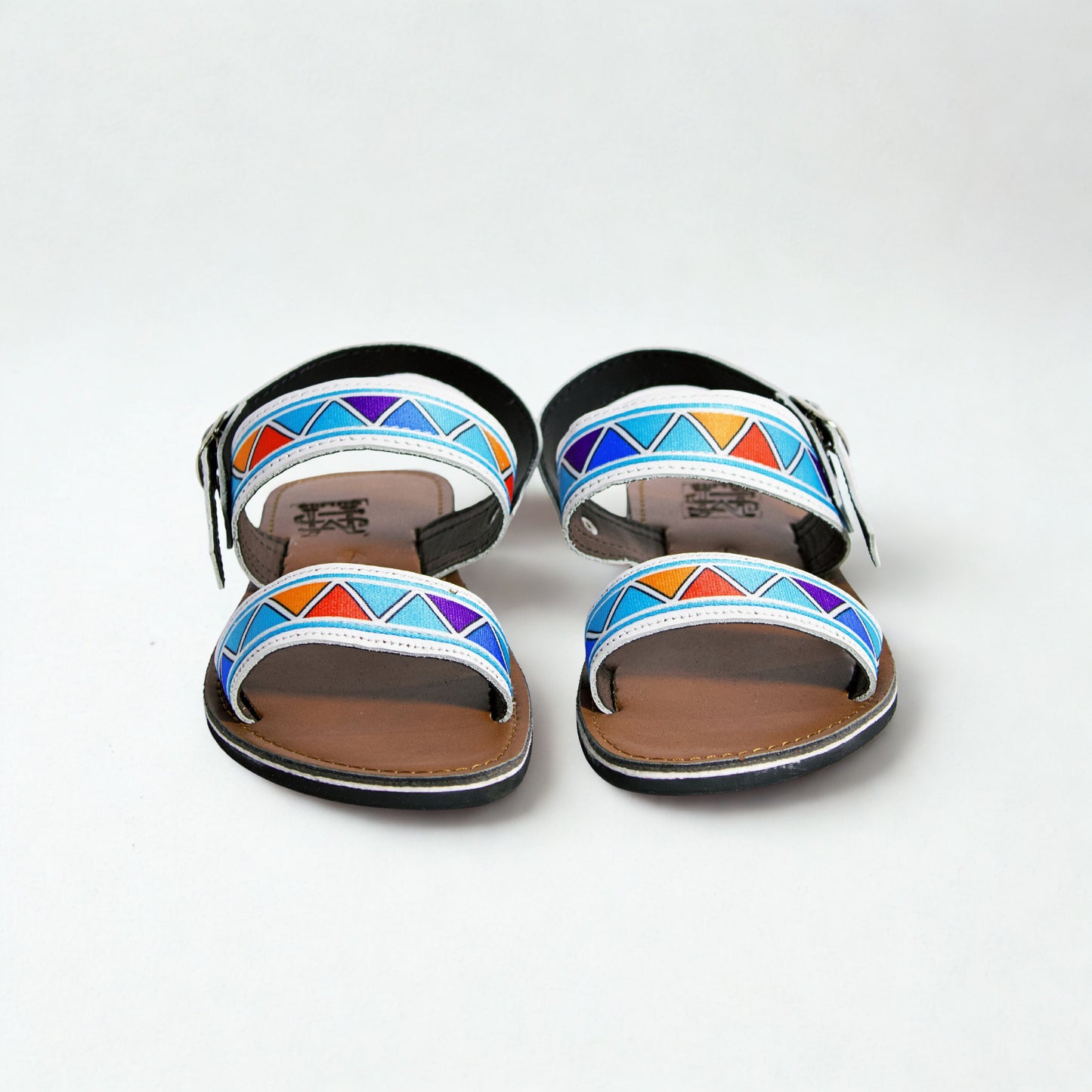 SULM8 Multi-coloured Buckle-Fastening Sandals