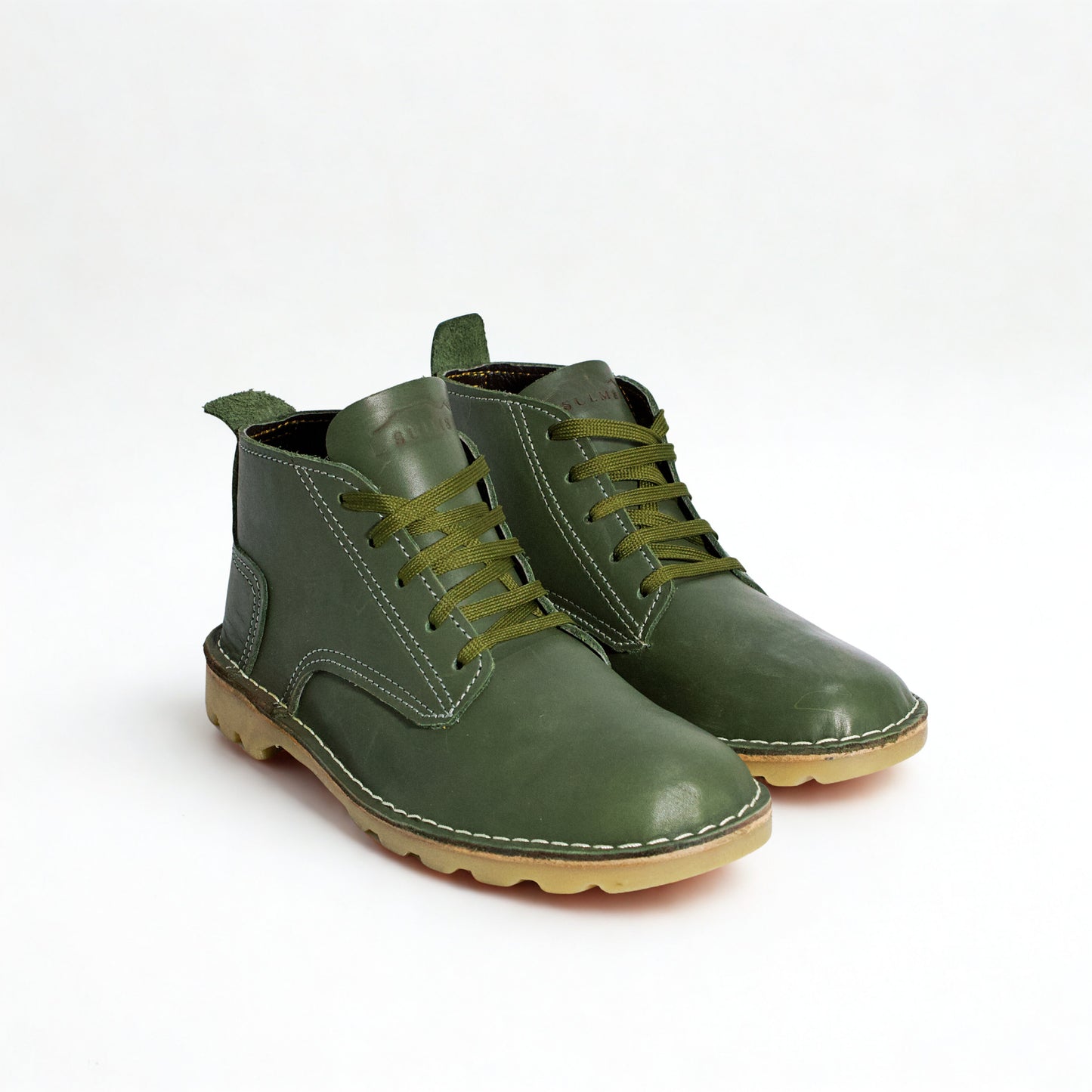 SULM8 Urban Nappa Leather Green Boots