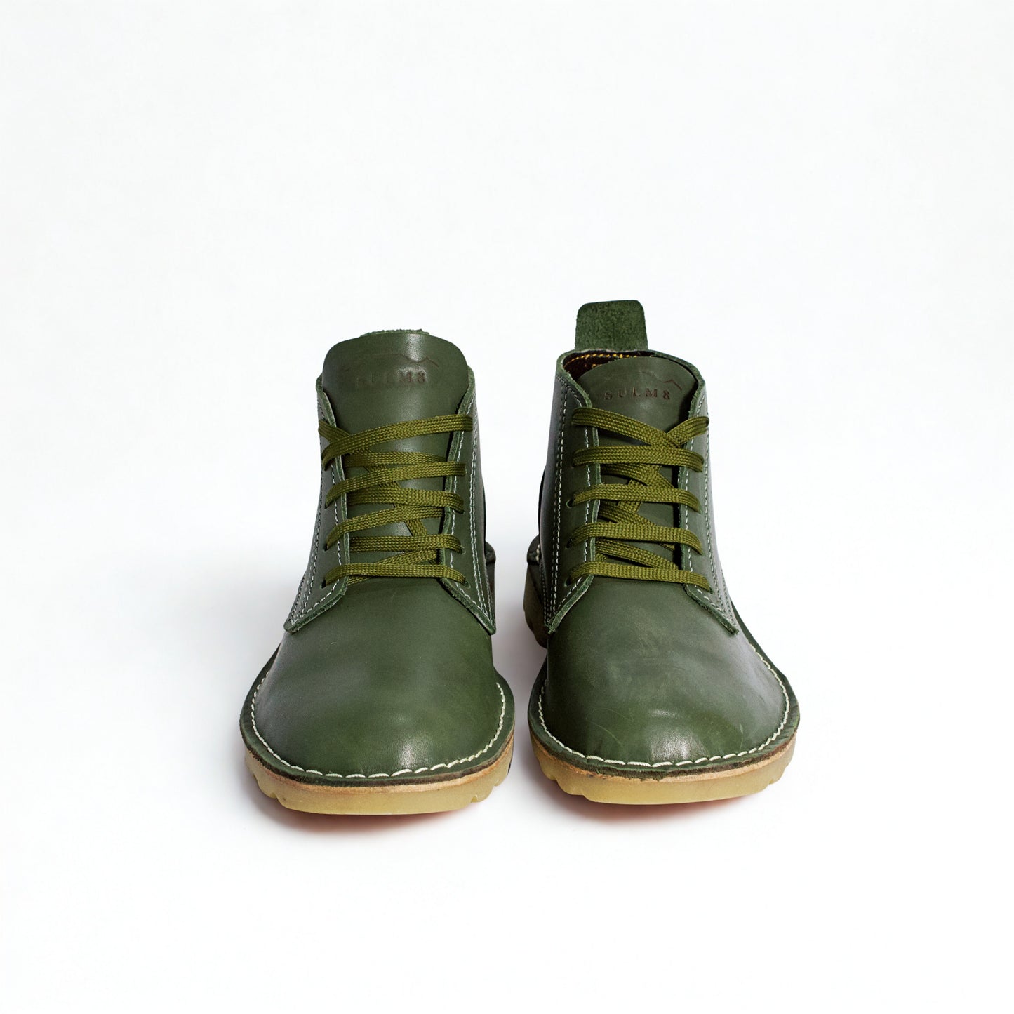 SULM8 Urban Nappa Leather Green Boots