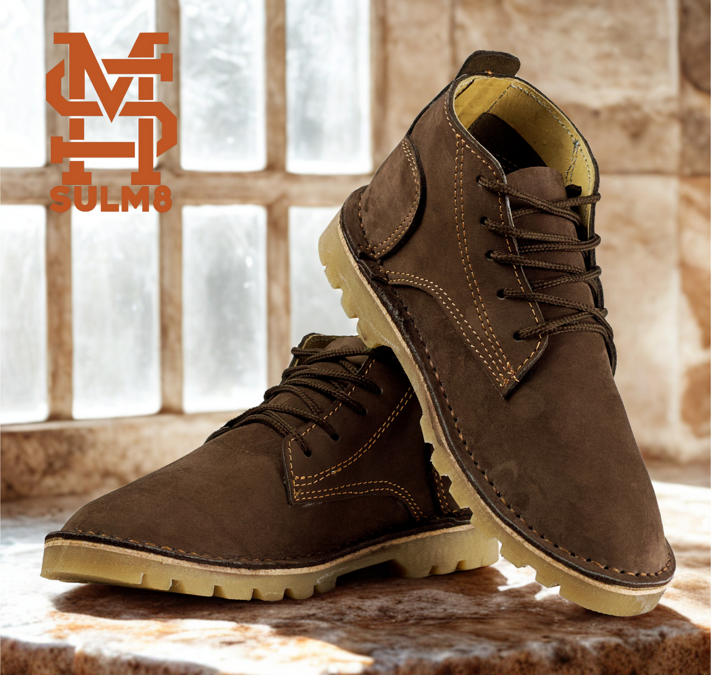 SULM8 Cloud Nubuck Chocolate Boots