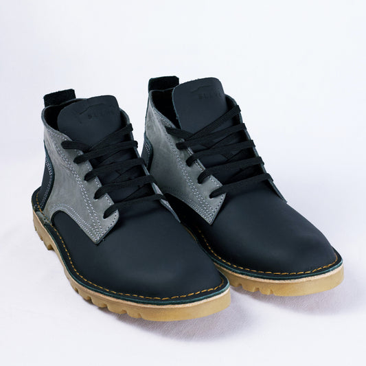 SULM8 Urban Luxe Blue Boots