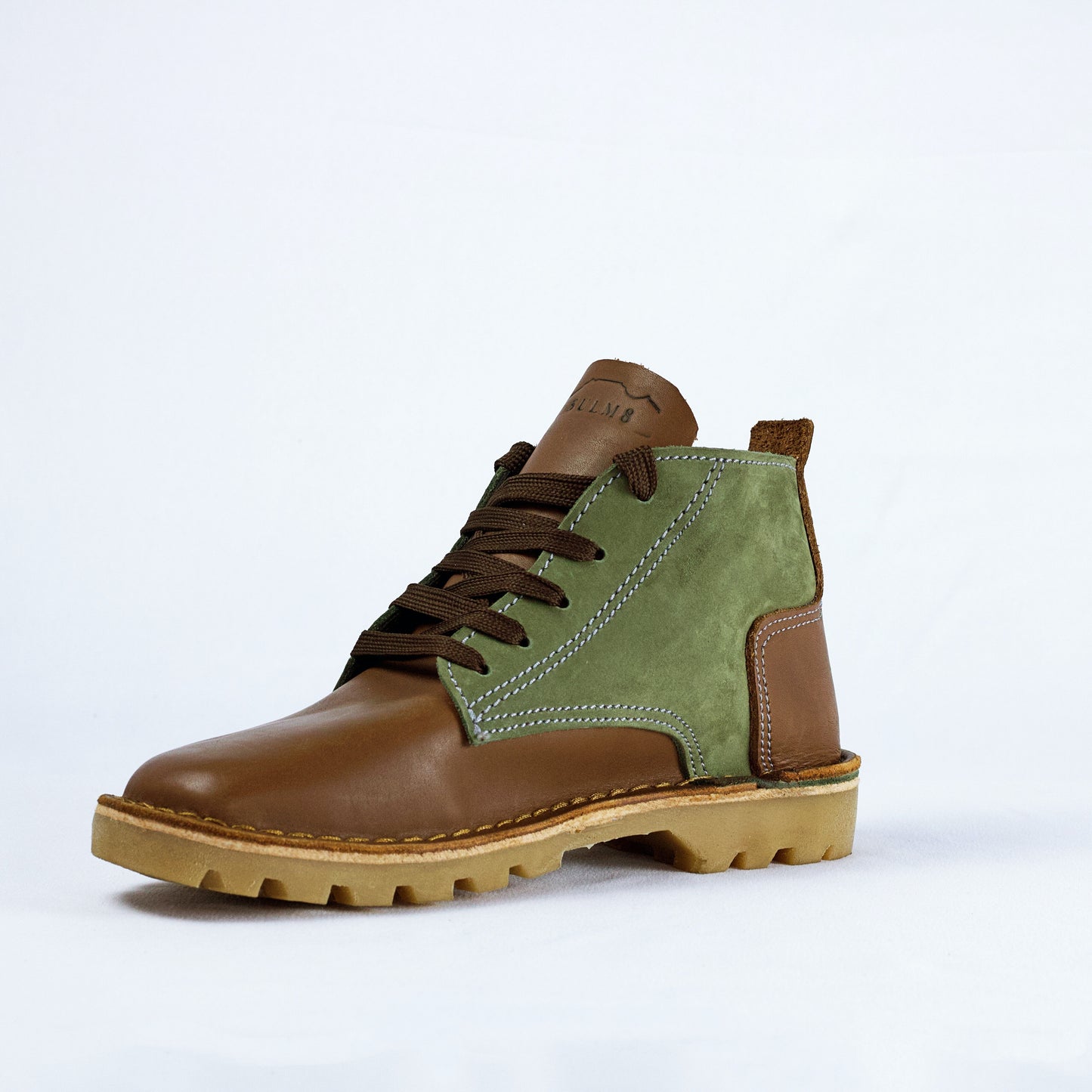 SULM8 Urban Luxe Brown/Green Boots