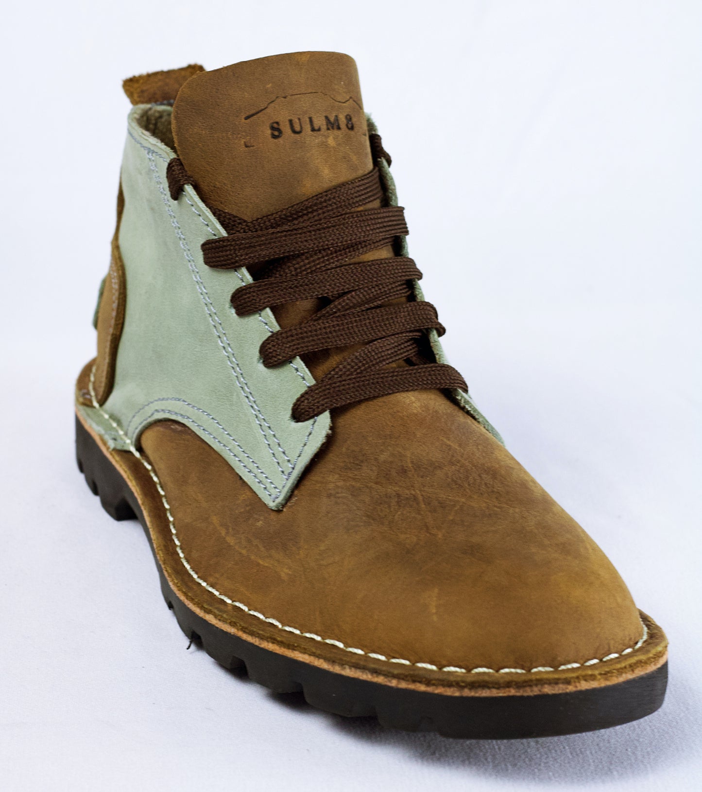 SULM8 Urban Nappa Brown/Turquoise Limited Edition Boots