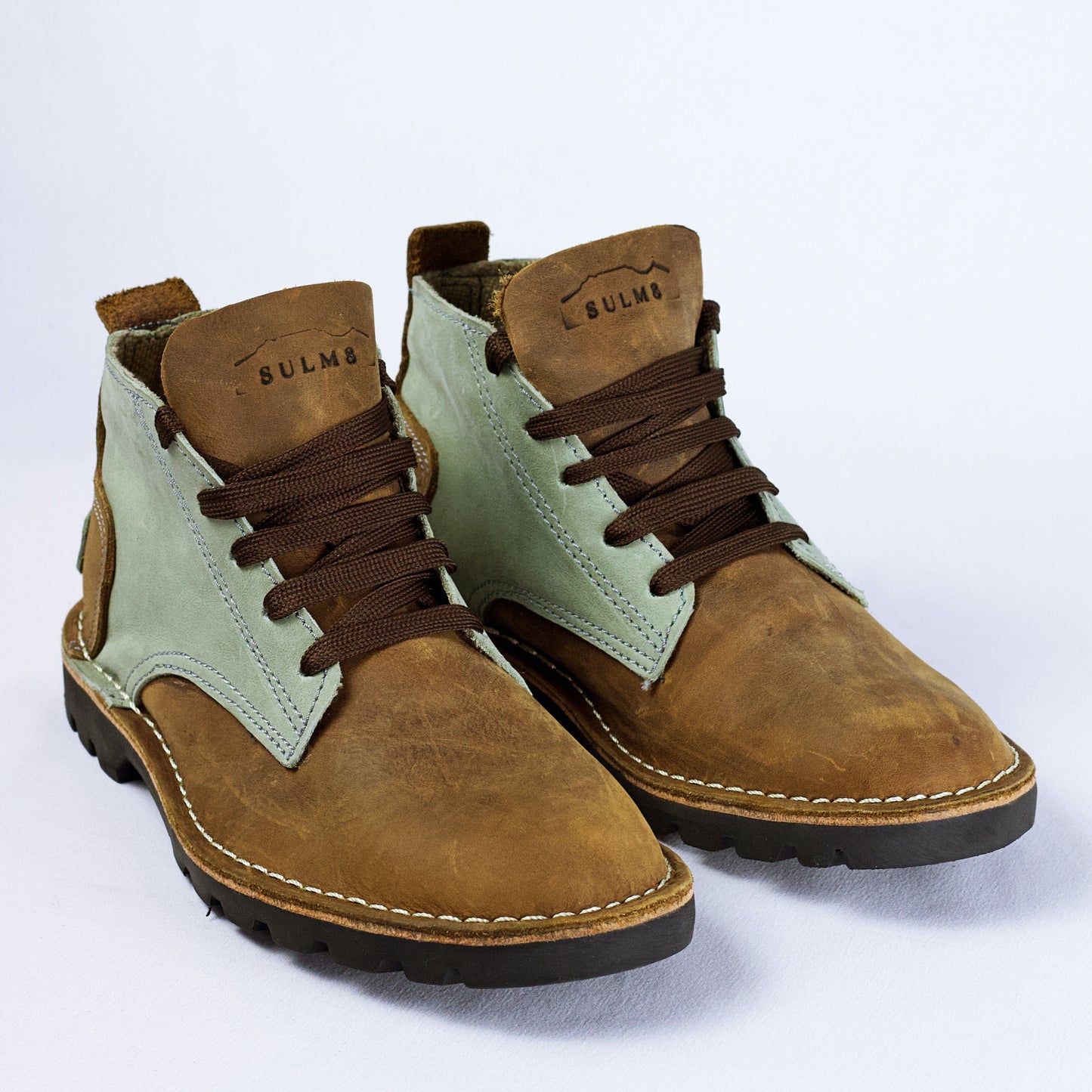 SULM8 Urban Nappa Brown/Turquoise Limited Edition Boots