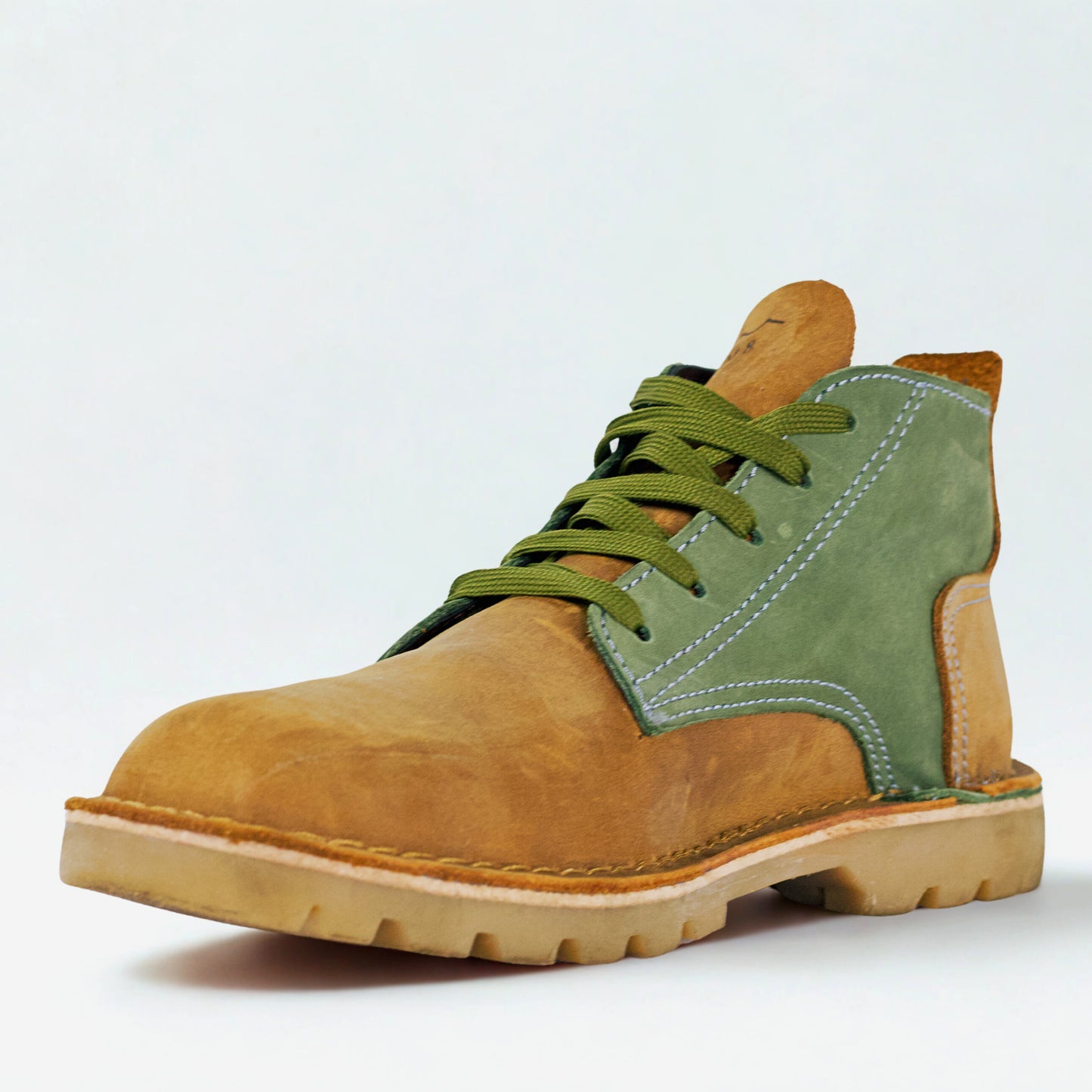 SULM8 Urban Nappa Brown/Green Boots